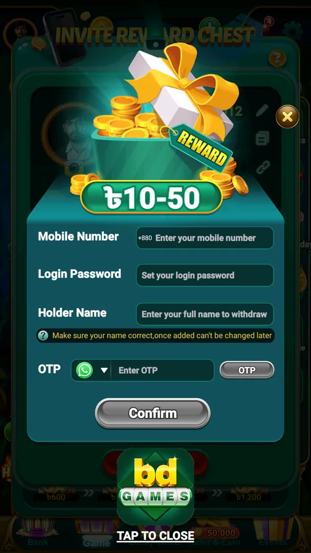 BDGAMES APK ডাউনলোড করুন: লেটেস্ট ভার্সন, নিরাপদ ও ফ্রি (অফিসিয়াল লিঙ্ক) showcase image 2 - BDGAMES preview